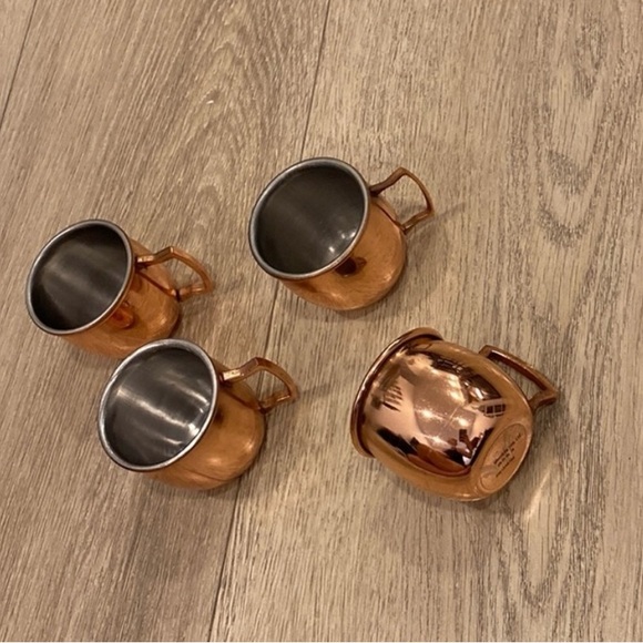 BARWARE ~ NWOB ~ mini copper “shot” mule mugs ~ bundle/4 - Picture 2 of 2